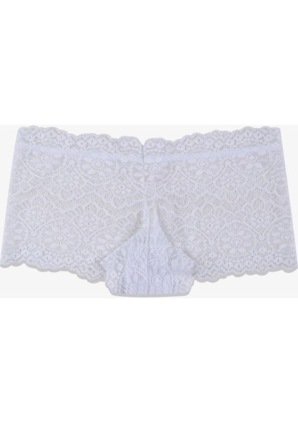 Kadın 3'lü Dantelli Boxer Külot (Farklı Dantel Seçenekleri)