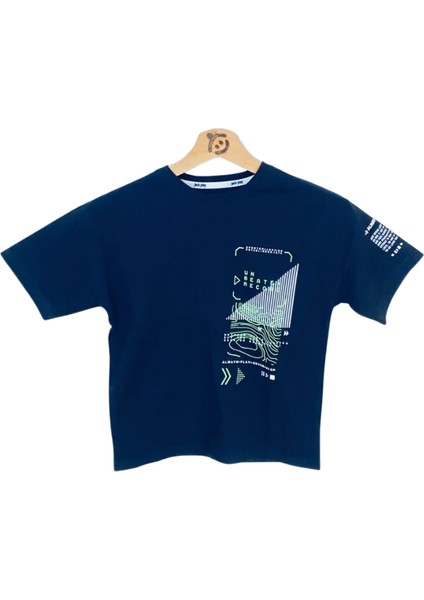 Erkek Çocuk T-Shirt Baskılı Siyah 8-9 Yaş Siyah fiyatları