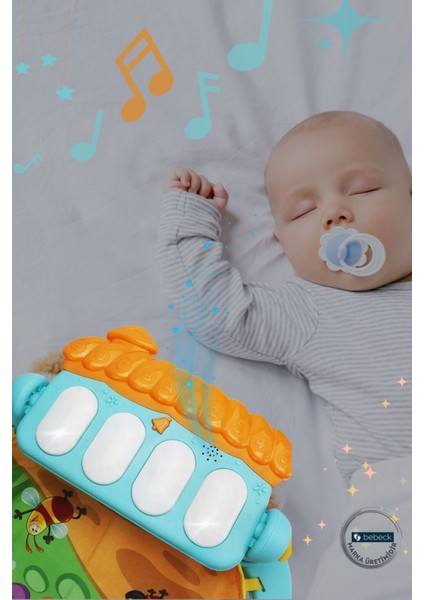 Elite Piyanolu Mantar Bebek Oyun Halısı 1 Adet