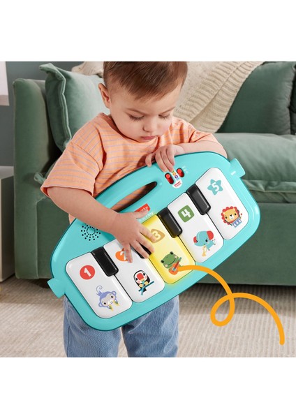 Elite Fisher-Price® Neşeli Hayvanlar Piyanolu Jimnastik Merkezi | HWY49 1 Adet indirimleri