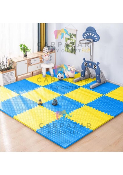 Elite Tatami Eva Mat Çocuklar Için Köpük Halı Matı Puzzle Geçmeli Oyun Spor Kaymaz Mat 16 Adet 50X50 13MM 1 Adet