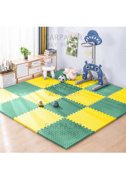 Elite Tatami Eva Mat Çocuklar Için Köpük Halı Matı Puzzle Geçmeli Oyun Spor Kaymaz Mat 16 Adet 50X50 13MM 1 Adet