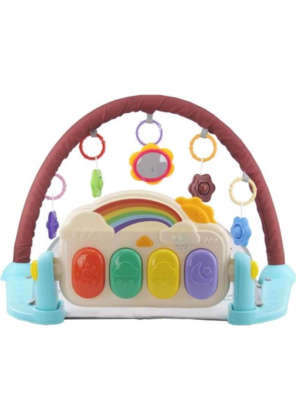 Elite Babycim Piyanolu Gökkuşağı Oyun Halısı 1 Adet fırsatları