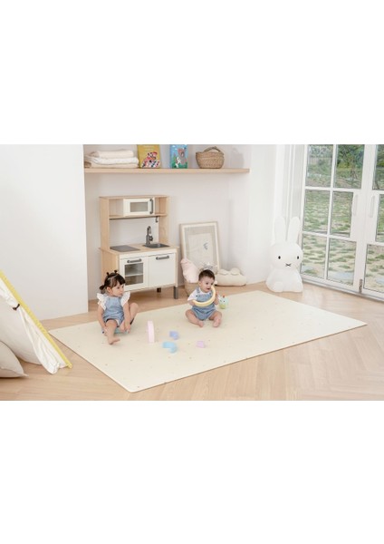 Elite Shape Beige Bebek Oyun Matı / Antialerjik Çocuk Halısı 240X140/200X140 1.2cm 1 Adet