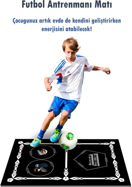 Elite Futbol Dribbling Matı Oyun Matı Futbol Oyun Halısı Çocuk Odası Halısı Oyuncak Mat 1 Adet