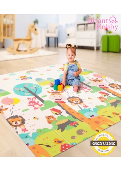 Elite Giraffe Premium Katlanabilir Oyun Matı Oyun Halısı (Özel Koruyucu Kenar Biyeli) 1 Adet
