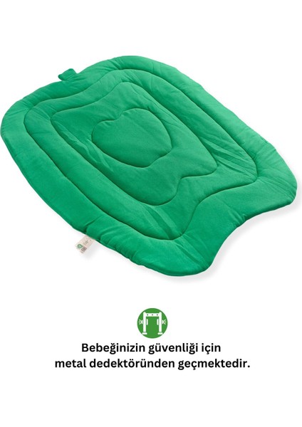Elite Bebek ve Çocuk Oyun Halısı, Çok Amaçlı Minder, Aktivite Matı Elma Yeşil - 75X100 1 Adet