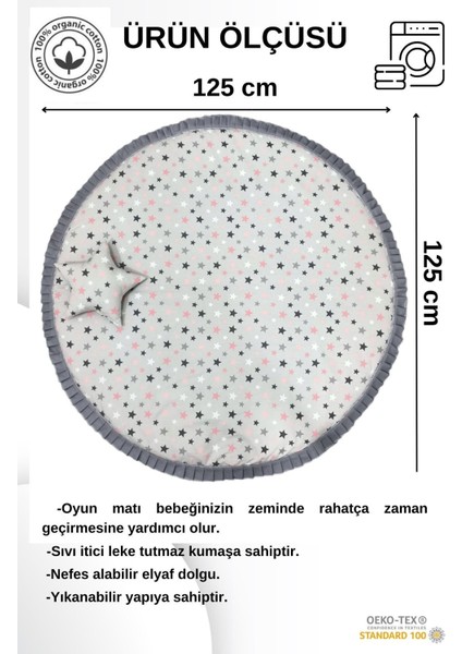 Elite Bebek/çocuk Oyun Halısı, Yenidoğan Emekleme Pedi, Aktivite Matı, Çok Amaçlı Minder, Büyük Boy 1 Adet modelleri