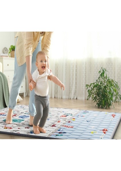 Elite My World City Premium Kaydırmaz Taban %100 Pamuk Oyun Matı 1 Adet