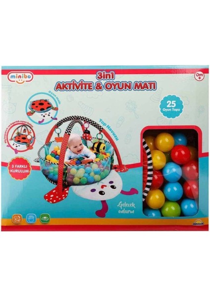 Elite 3'ü 1 Arada Aktivite ve Oyun Halısı 1 Adet