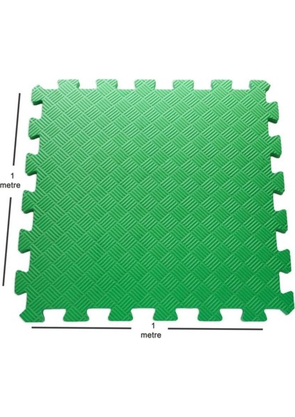 Elite 13 mm Kalınlık 100CMX100CM Eva Spor Matı Yeşil 1 Adet