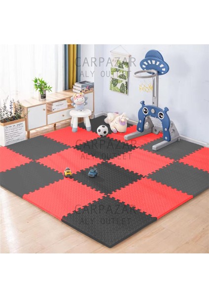 Elite Tatami Eva Mat Çocuklar Için Köpük Halı Matı Puzzle Geçmeli Oyun Spor Kaymaz Mat 16 Adet 50X50 13MM 1 Adet