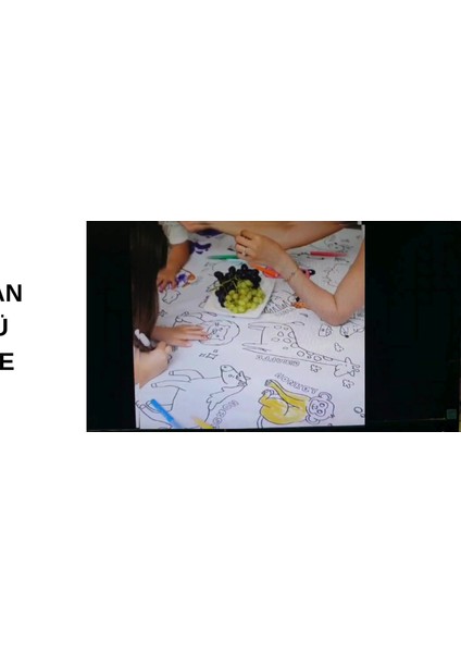 Elite 2li Set Kumaş Yıkanabilir Boyama Seti 12LI Boya ile Su Geçirmez Örtü Eğitici Boyama 100X150CM 1 Adet fiyatları