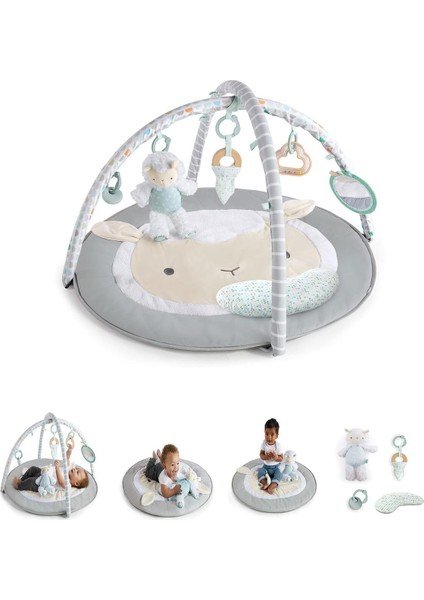 Elite , Cozy Spot Loamy Oyun Matı, Ahşap Oyun Kemeri, Çıkarılabilir Oyuncaklı 1 Adet modelleri