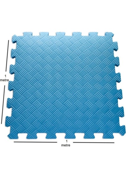 Elite 13 mm Kalınlık 100CMX100CM Eva Spor Matı Mavi 1 Adet