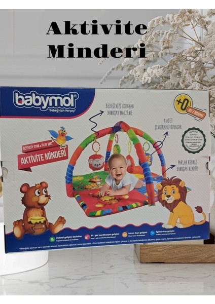Elite Neşeli Hayvanlar Oyuncaklı Oyun Minderi 75×75 cm Karışık Renkli 1 Adet fiyatları
