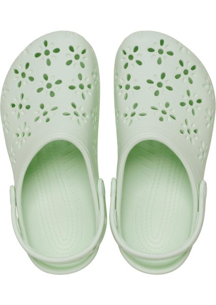 Classic Floral Cut Out Kadın Terlik modelleri