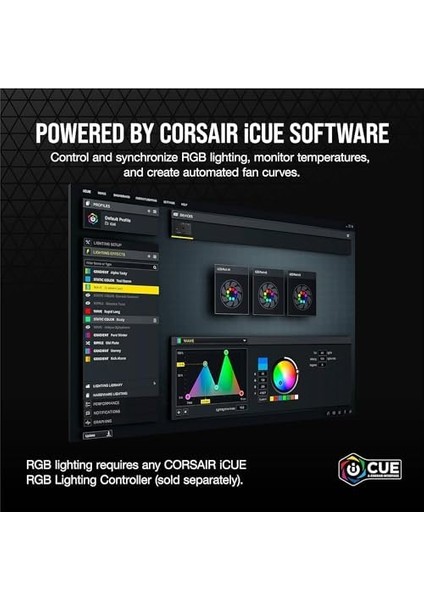 Sp Serisi, Icue SP140 Rgb Elıte, 140MM, Pwm, Corsair Airguide Teknolojisi, Rgb Fan (CO-9050110-WW)