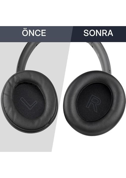 Anker Soundcore Life Için Q30 Q30BT ve Q35 ile Uyumlu Suni Deri Kulaklık Pedi Hafızalı Yüksek Kaliteli Materyal Kulaklık Süngeri