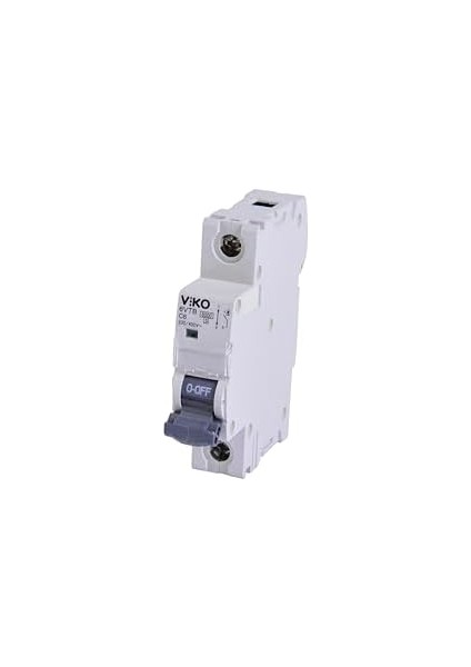 Otomatik Sigorta 6ka C Tipi 1 Kutup 06A