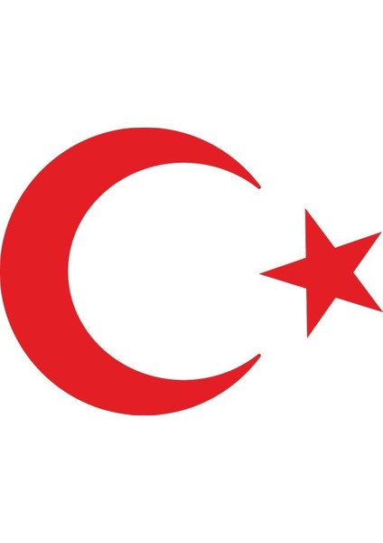 Masters Türk Bayrağı Sticker 20 cm