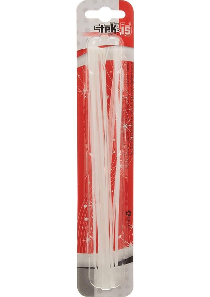 Kablo Bağı 200 x 2.5 mm 20 Adet Beyaz