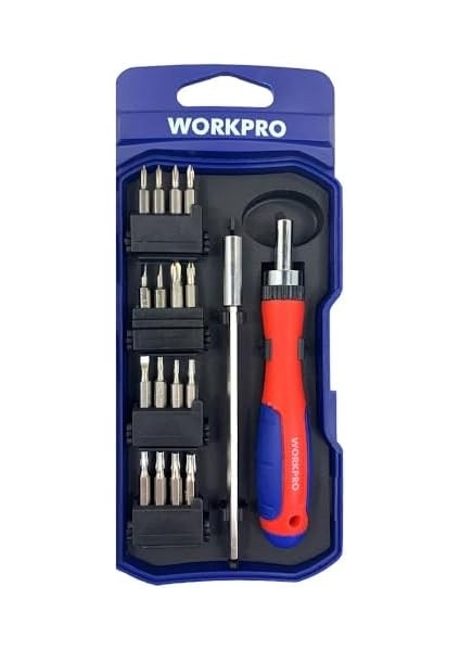 WP200516 18 Parça Profesyonel Cr-V Cırcırlı Hassas/elektronikçi Bits Tornavida Seti