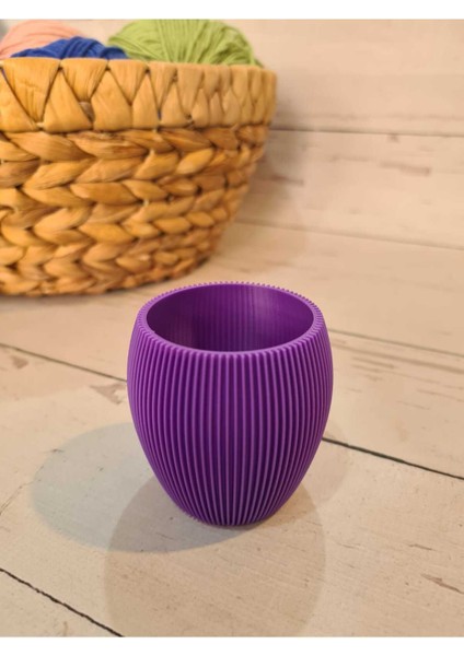Amigurumi Küçük Saksı 1 Adet