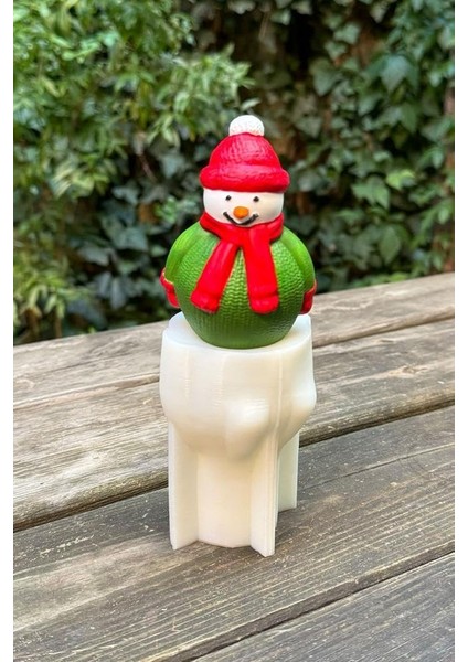 Concept 3D Christmas Kardan Adam Silikon Mum Kalıbı