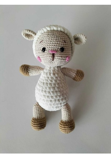 Amigurumi Sevimli Kuzu Uyku Arkadaşı 1 Adet