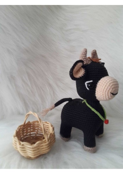 Sevimli Kara Koç Amigurumi Organik Oyuncak 1 Adet fiyatları