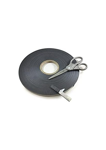 Yapışkanlı Şerit Mıknatıs Magnet 12 mm Genişlik x 1 mm Kalınlık 5 Metre