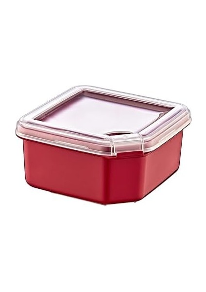 Q-Box Saklama Kabı 1000 ml Carmen Kırmızı