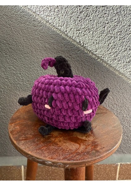Elite El Yapımı Örgü Mor Junimo Stardew Valley Oyuncak Amigurumi 1 Adet