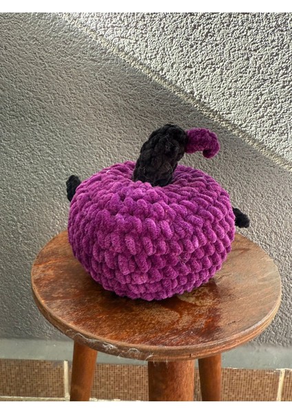 Elite El Yapımı Örgü Mor Junimo Stardew Valley Oyuncak Amigurumi 1 Adet