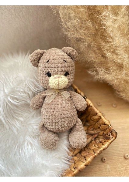 Amigurumi Kadife Ayı 1 Adet