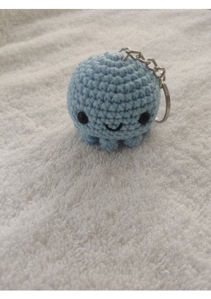 Elite Amigurumi Minik Ahtapot Anahtarlık Oyuncak ( 5 cm - 1 Adet ) 1 Adet
