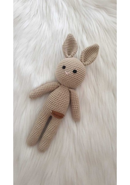 Amigurumi Organik Örgü Oyuncak Tavşan 1 Adet
