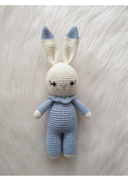 Elite Amigurumi Örgü Oyuncak Uyku Arkadaşı Tavşan 1 Adet
