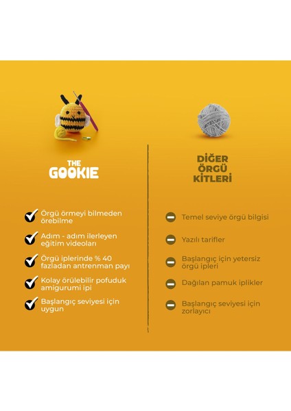 Dörtlü Paket Tığ Kiti, Amigurumi Örgü Seti 1 Adet indirimleri