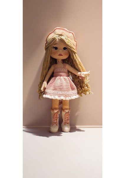 El Emeği Amigurimi Örgü Elina Pembe Bebek 1 Adet fiyatları