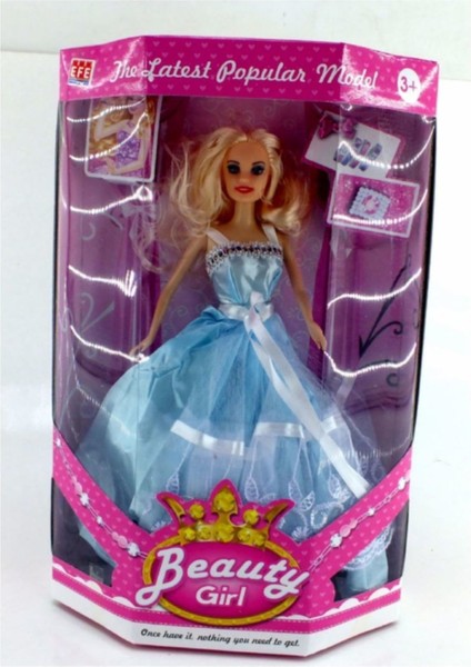 Şapkasız Beauty Girl Bebek 1 Adet