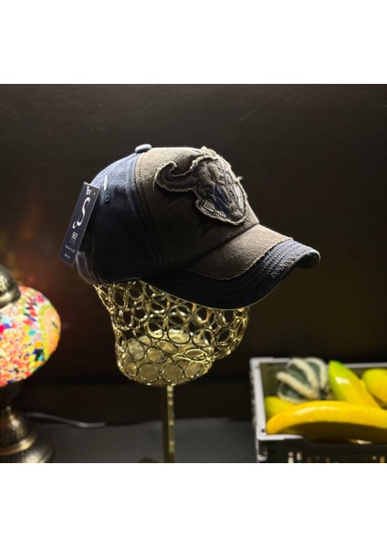 Erkek & Kadın Hayvan Figürlü Eskitme Vintage Unisex Şapka / Günlük Spor Yazlık Şapka