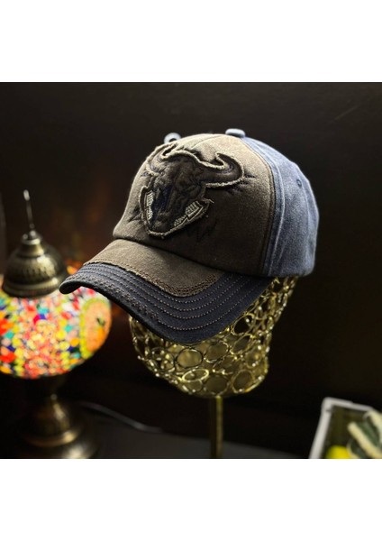 Erkek & Kadın Hayvan Figürlü Eskitme Vintage Unisex Şapka / Günlük Spor Yazlık Şapka
