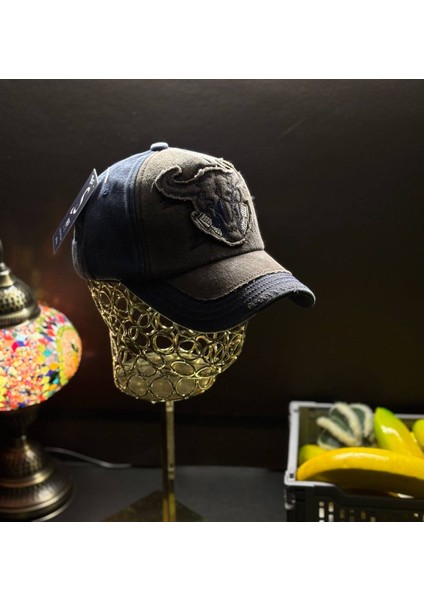 Erkek & Kadın Hayvan Figürlü Eskitme Vintage Unisex Şapka / Günlük Spor Yazlık Şapka