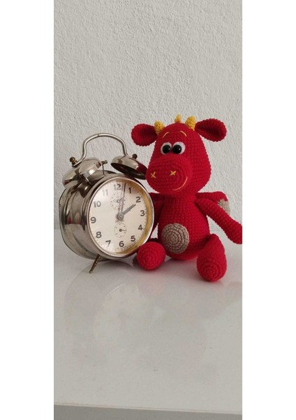 Elite Amigurumi Ejderha Kırmızı 1 Adet
