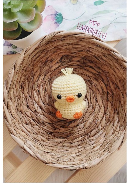 Amigurumi Ilk Oyuncağım - Penguen - Civciv Anahtarlık (1 Adet) 1 Adet