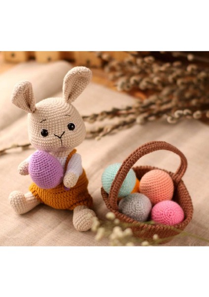 Elite Amigurumi Tavşan Egg (Yumurta Rengi Seçebilirsiniz) 1 Adet