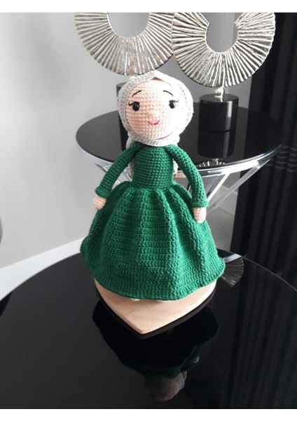 Amigurumi Sevimli Tesettürlü Bebek Organik Oyuncak 1 Adet modelleri