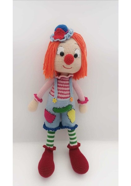 Şirin Palyaço Amigurumi Organik Oyuncak 1 Adet modelleri